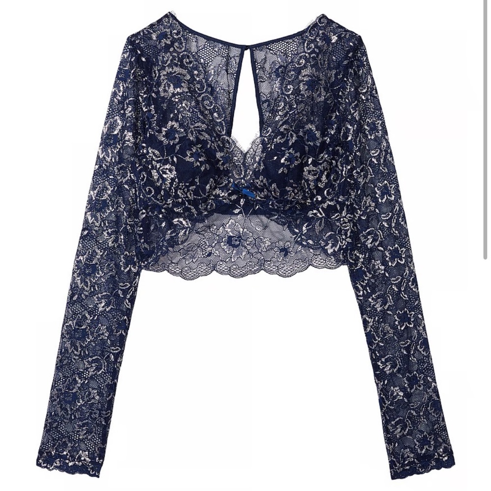 Victoria’s Secret Dream Angels Long Sleeve Lingerie Top - Picture 3 of 11